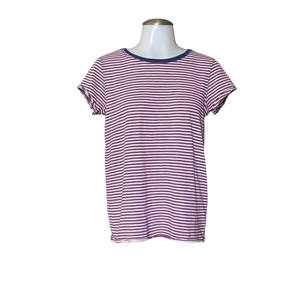 We The Free red, white and blue striped tee size M